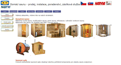 Desktop Screenshot of domaci-sauny.com