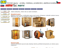 Tablet Screenshot of domaci-sauny.com